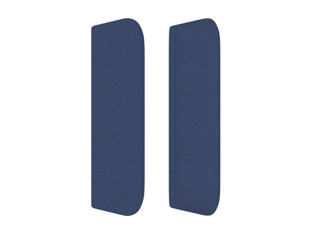 Cabecero con LED de terciopelo rosa 203x16x78/88 cm - Image 5