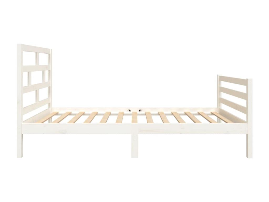 Estructura de cama madera maciza de pino 90x200 cm - Image 6